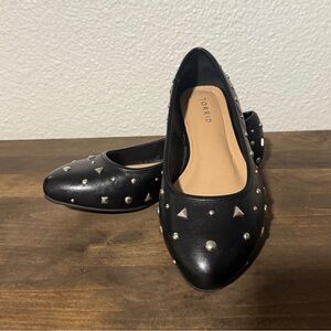 Torrid Black Studded Ballet Flats – Women’s Size 9 Wide Width